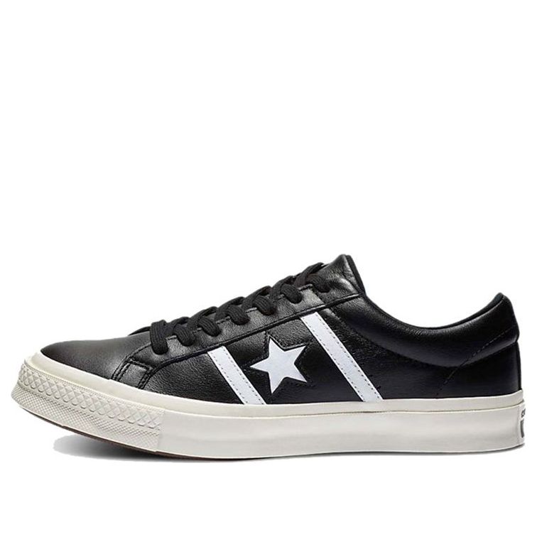 Converse One Star Academy Leather OX 'Black' 163757C