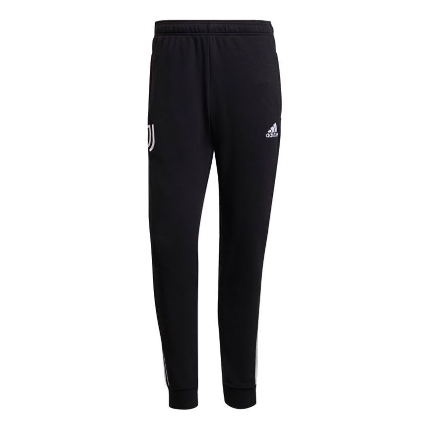 Men's adidas Juve 3s Swt Pnt Stripe Casual Sports Long Pants Black GR2931