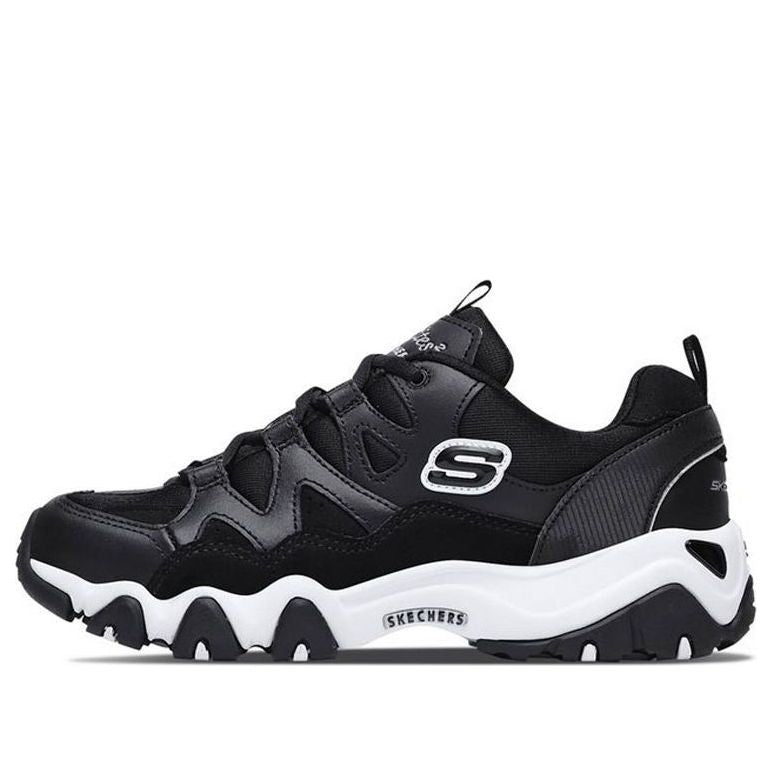(WMNS) Skechers D'Lites 2.0 Low-Top Running Shoes Black 88888328-BLK