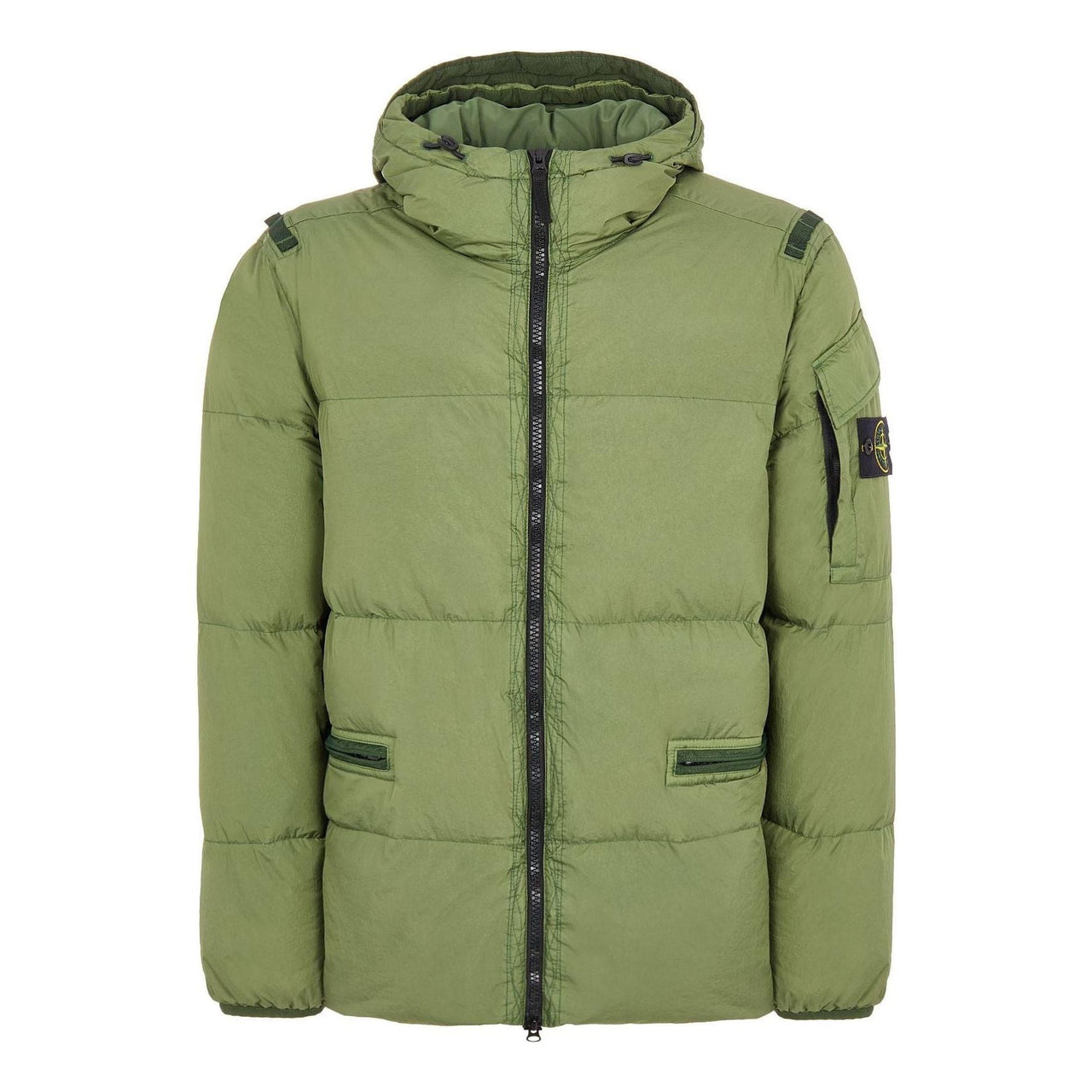 STONE ISLAND Crinkle Reps Down Jacket 'Green' 771540223-V0058