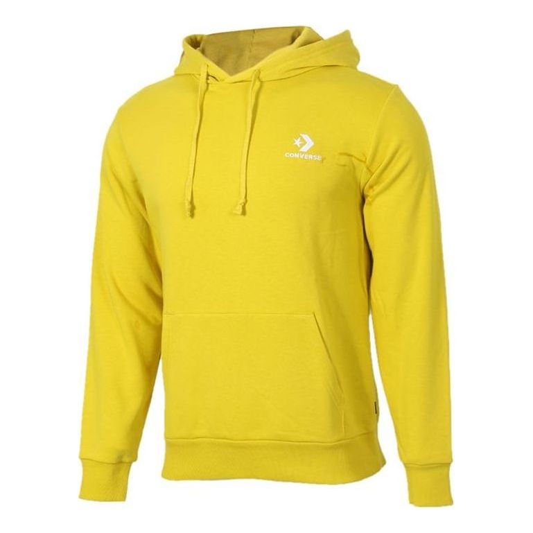 Converse Star Chevron Embroidered Pullover Sweatshirt 'Yellow' 10008926-A06