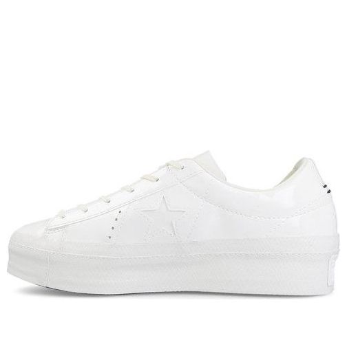 (WMNS) Converse One Star Platform Low 'Vintage White' 562605C