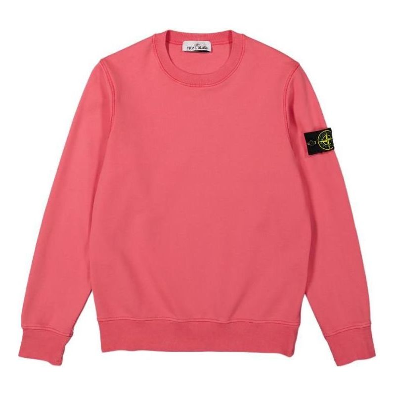 STONE ISLAND Garment Dyed Fleece Sweatshirt 'Pink' 101563051-V0087