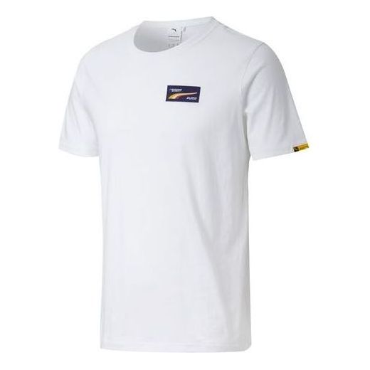 PUMA x Randomevent Tee 'White Black Yellow' 598068-02