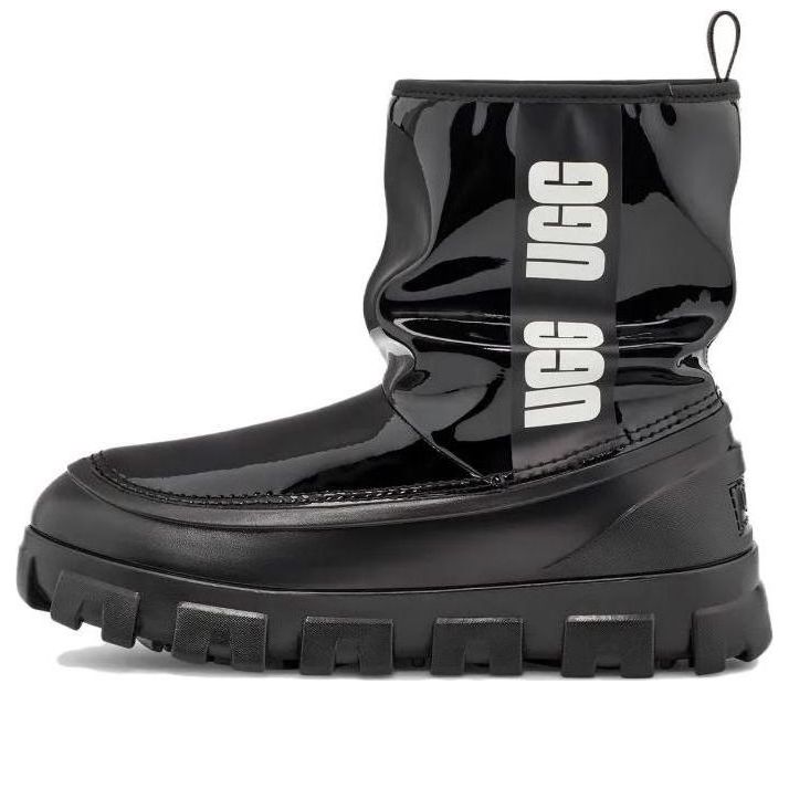 (WMNS) UGG Classic Brellah Mini Boot 'Black' 1144059-BLK