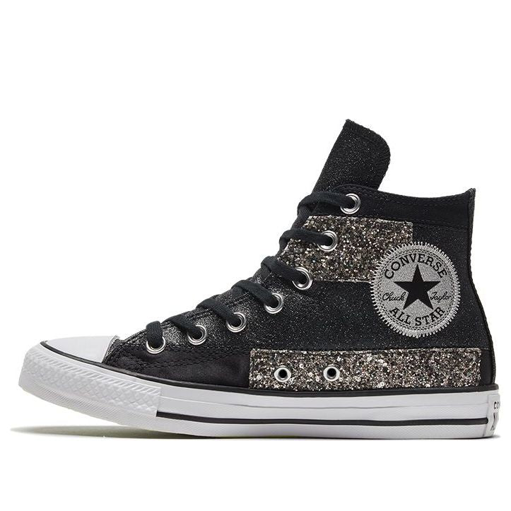 (WMNS) Converse Chuck Taylor All Star High 'Black Glitter' 569427C