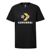 (WMNS) Converse Clash Applique Short-sleeve Tee Black 10020874-A02