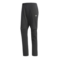 adidas Casual Running Sports Knit Long Pants Gray CV6252