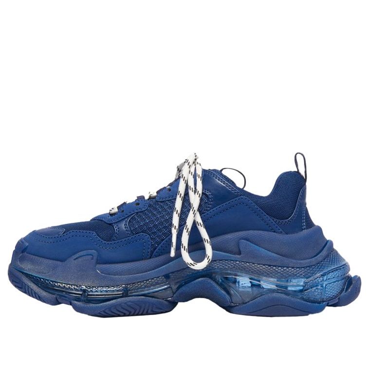 (WMNS) Balenciaga Triple S 'Clear Sole Navy' 544351W2CE14107