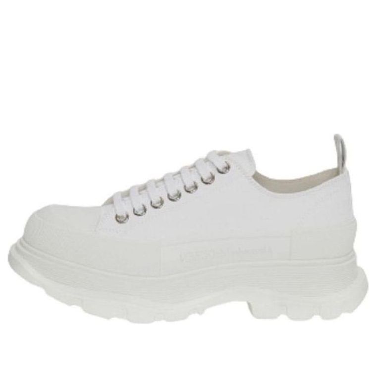 Alexander McQueen Tread Slick Low Lace Up 'White' 604257W4MV29000