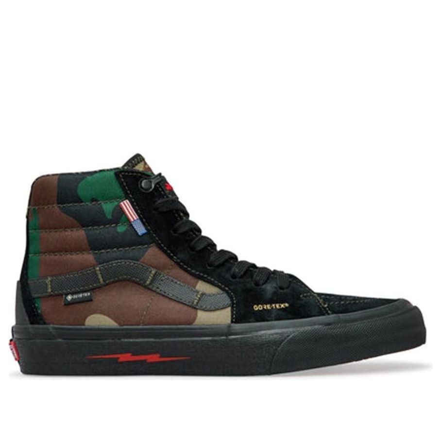 Vans DEFCON x SK8-HI Notchback GTX 'Black Woodland Camo' VN0A4BWWA8R