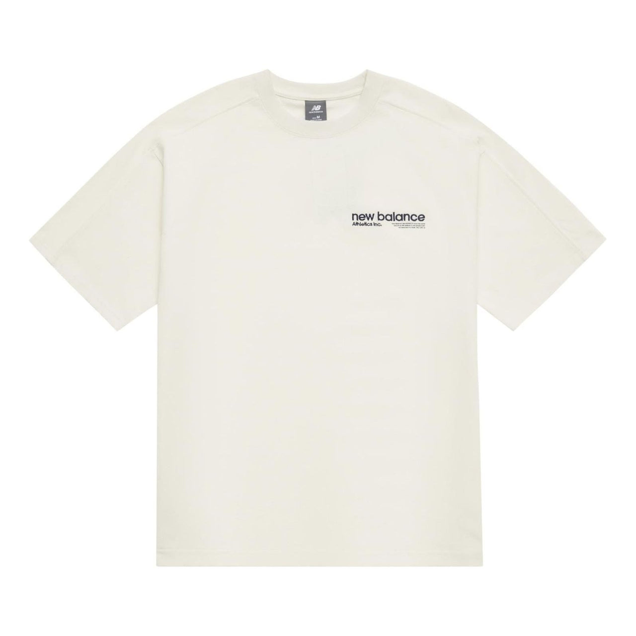 New Balance Wordmark Logo T-Shirt 'White' AMT42301-CIC