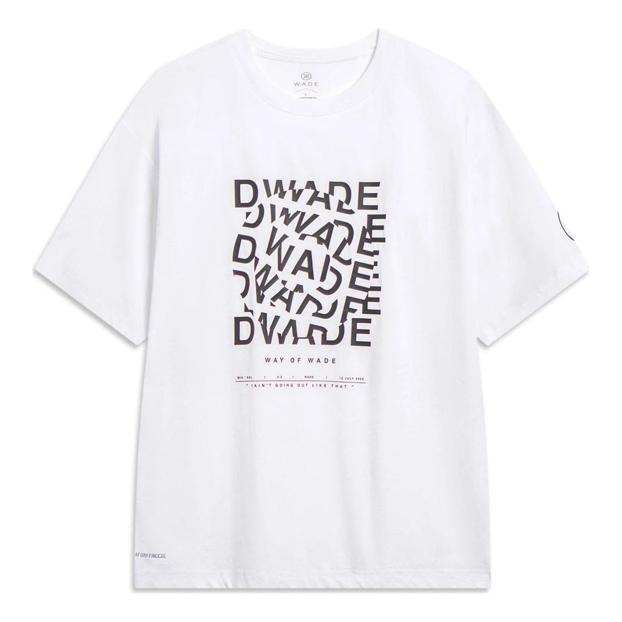 Li-Ning Way Of Wade Graphic At Dry Freeze T-shirt 'White' AHST327-2