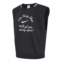 Nike Dri-FIT Sleeveless Fleece Fitness Top 'Black' DX0883-010