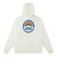 (WMNS) Vans Anaheim Rainbow Oversized Hoodie 'White' VN0A5AUEFS8