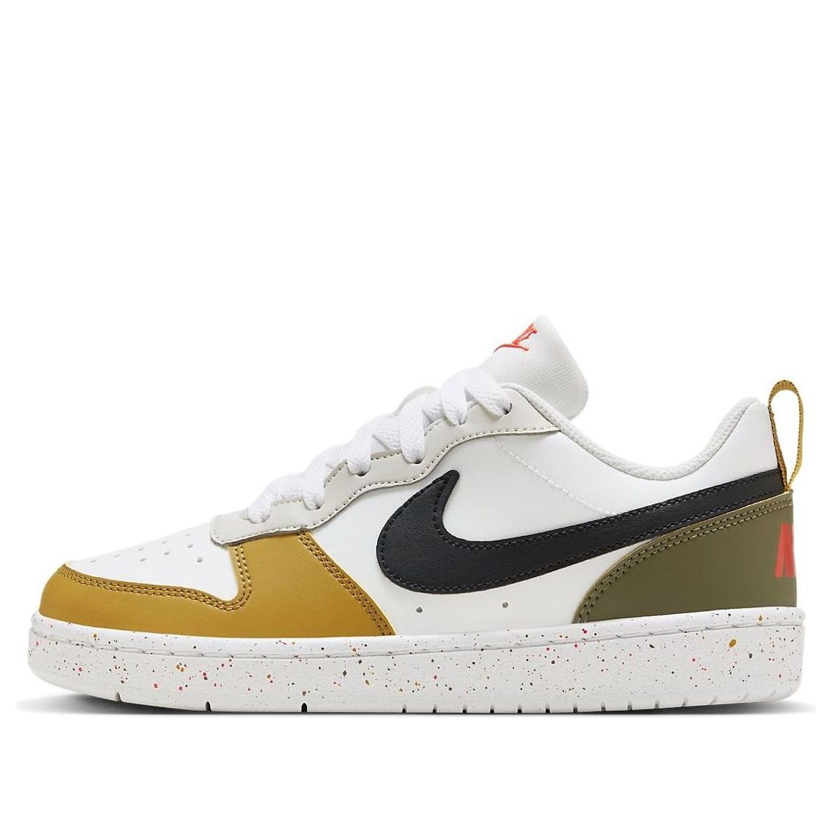 (GS) Nike Court Borough Low Recraft 'White Olive Tan' HF0744-109