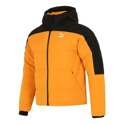 PUMA Colorblock Padded Down Jacket 'Orange' 537685-66
