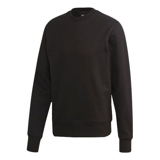 Men's Y-3 SS21 Logo Printing Round Neck Black FN3371