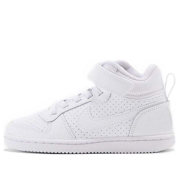 (PS) Nike Court Borough Mid-Top Sneakers White 870026-100