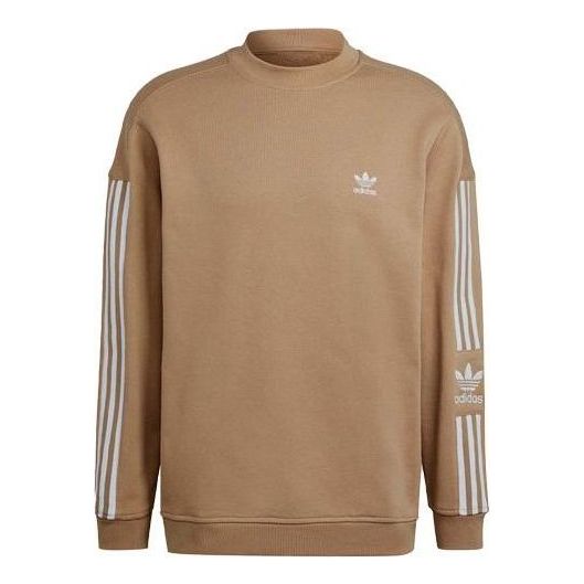 adidas originals Adicolor Classics Lock-Up Trefoil Crewneck 'Beige Tone' H41316