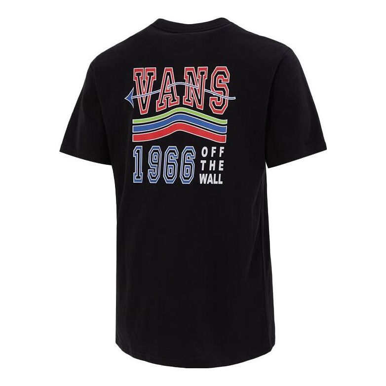 (WMNS) Vans 1966 T-Shirt 'Black' VN0A54LLBLK