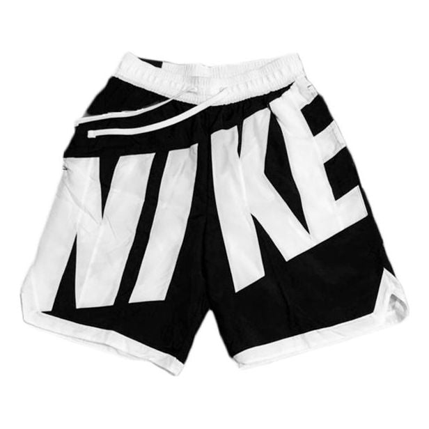 Nike Retro Large Logo Sports Quick Dry Shorts Black White  AT3166-010