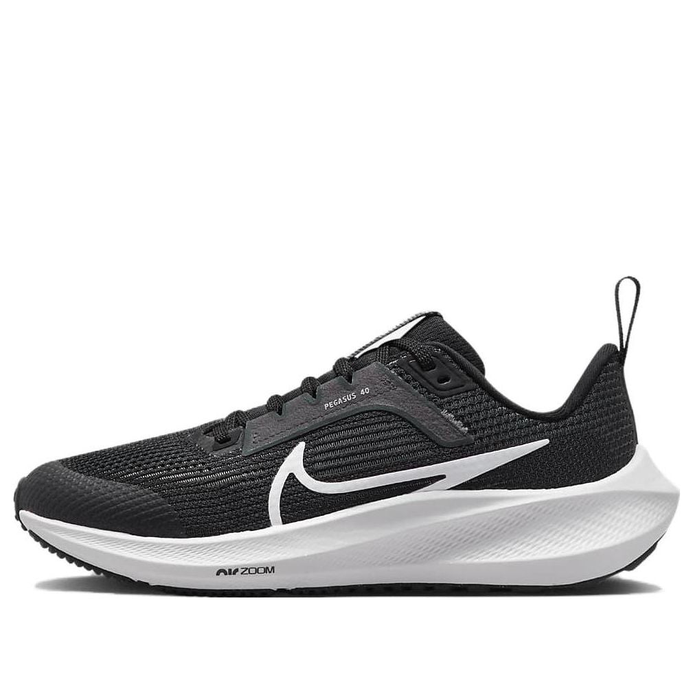 (GS) Nike Air Zoom Pegasus 40 'Black White' DX2498-001