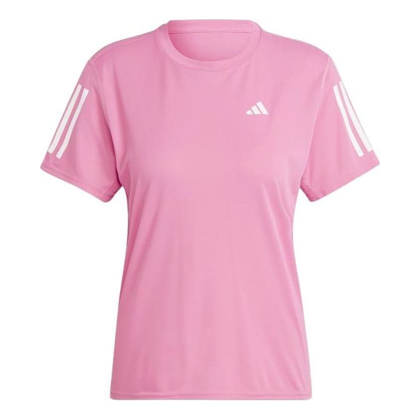 (WMNS) adidas Own the Run T-Shirt Asia Sizing 'Pink' IL4128