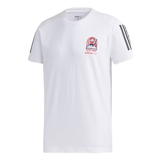 adidas neo M Gk Tee1 Casual 2020 Round Neck White GK1495