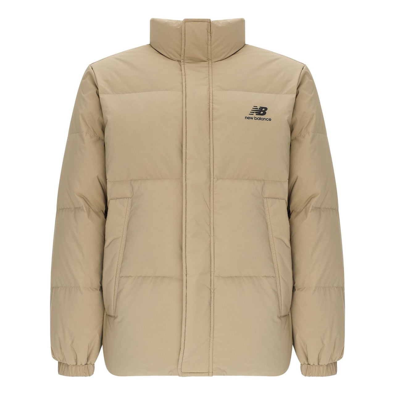 New Balance Logo Sports Down Jackets 'Beige' AMJ24359-TWD
