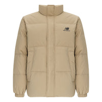 New Balance Logo Sports Down Jackets 'Beige' AMJ24359-TWD