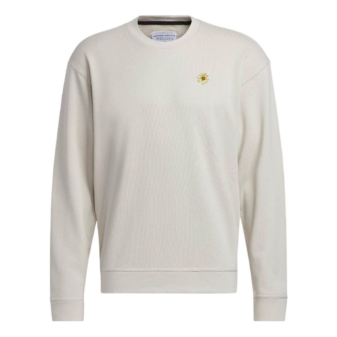 adidas Adicross x Burning Cart Layer Crew Golf Sweatshirt 'Beige' HS5607
