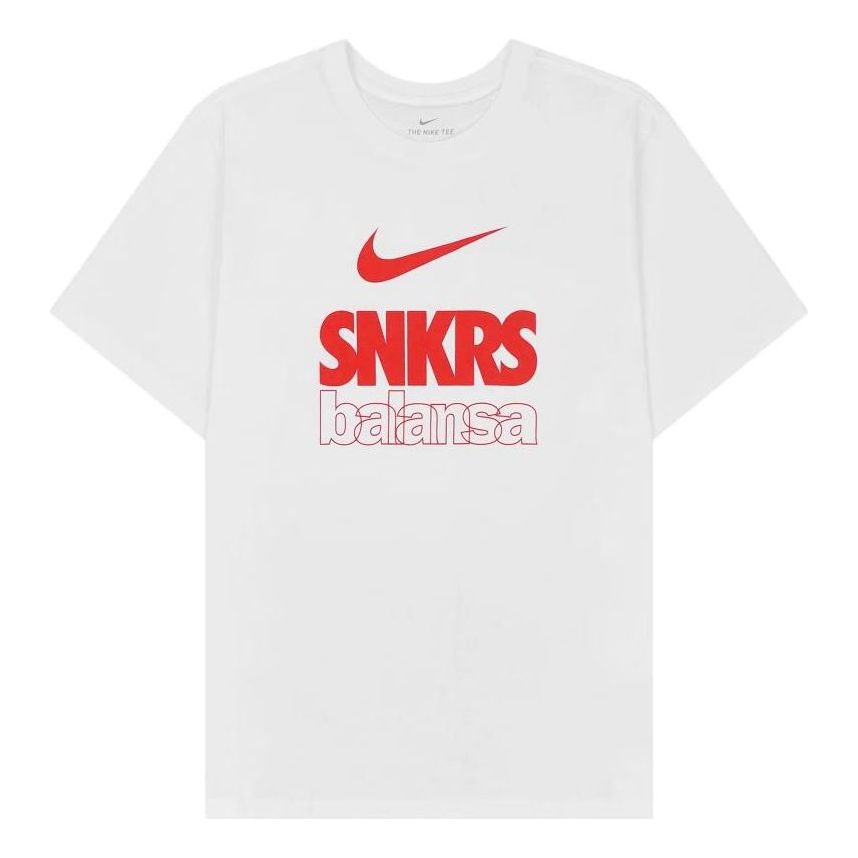 Nike x Balansa SNKRS T-Shirt 'White' CZ6367-100