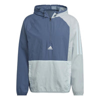 adidas Training 1/2-Zip Colourblock Track Top 'Wonder Steel' HZ9707