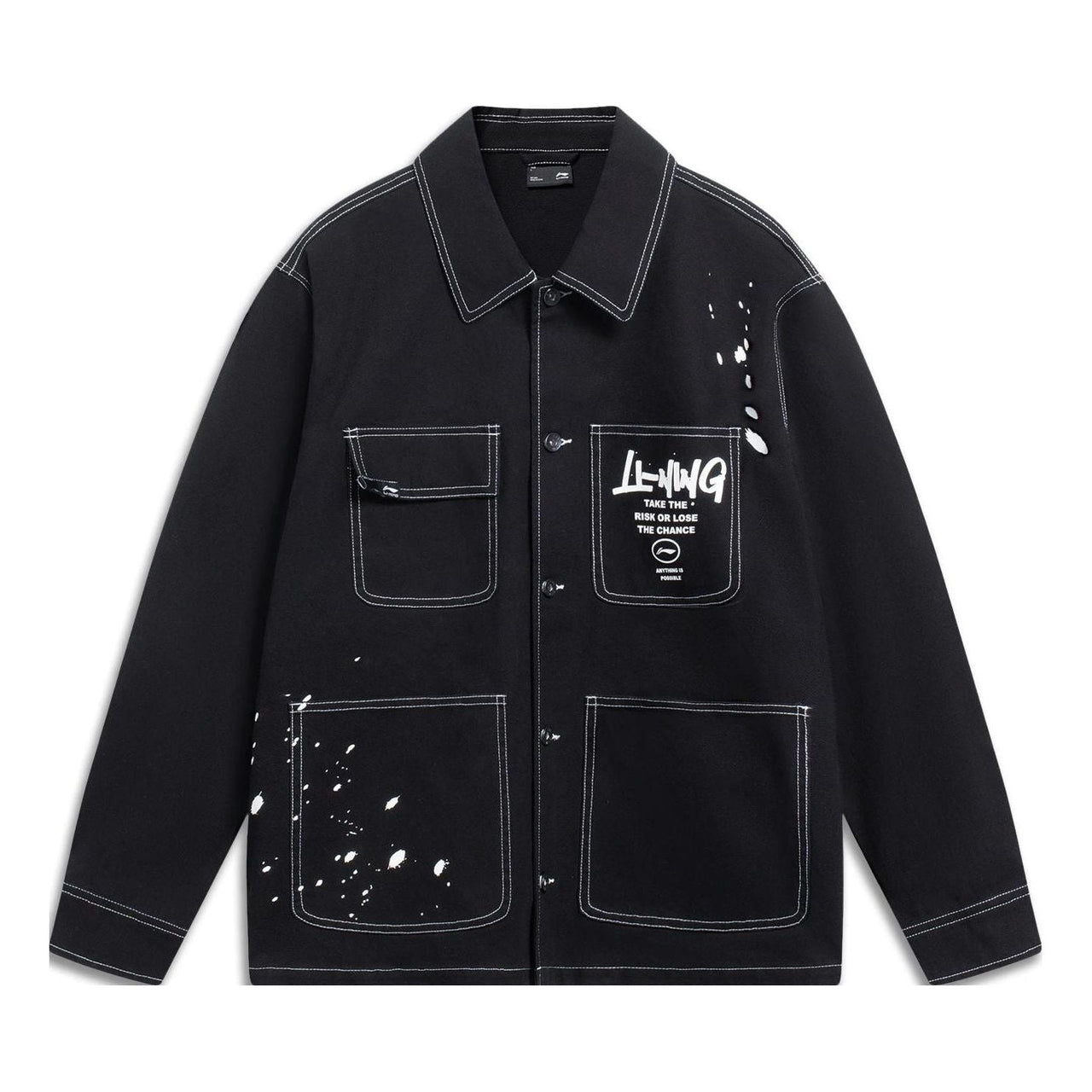 Li-Ning Graphic Jacket 'Black' AFDT571-1