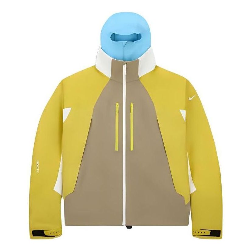Nike x NOCTA Drake L'ART Balaclava Tech Jacket Asia Sizing 'Yellow Khaki' FD2161-247