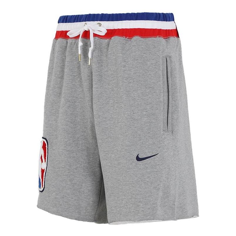 Nike NBA Team 31 Courtside Casual Breathable Basketball Sports Shorts light grey DB1786-063
