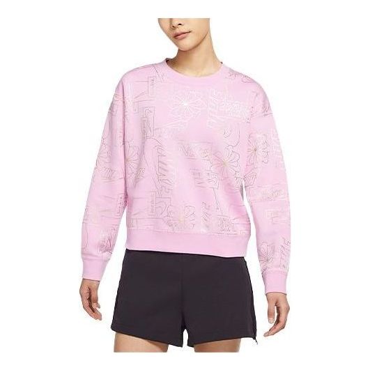 (WMNS) Nike Sportswear Icon Clash Sweatshirt 'Pink' CZ1869-676
