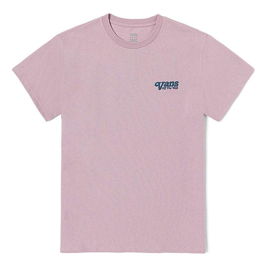 (WMNS) Vans kitten Off The Wall T-shirt 'Pink' VN0008ZJBLT