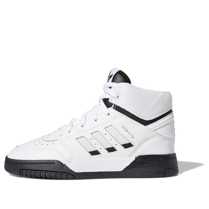 (GS) adidas originals Drop Step J 'White Black' FV4889