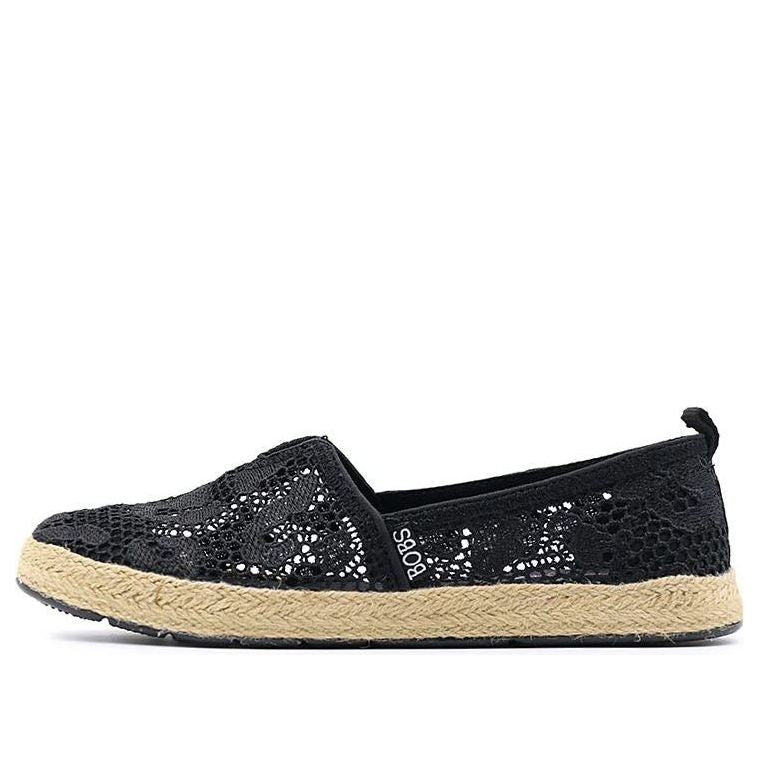 (WMNS) Skechers Bob s Slip-on Shoes Black 66666096-BBK