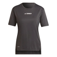 (WMNS) adidas Terrex Multi T-Shirt Asia Sizing 'Black' H53386