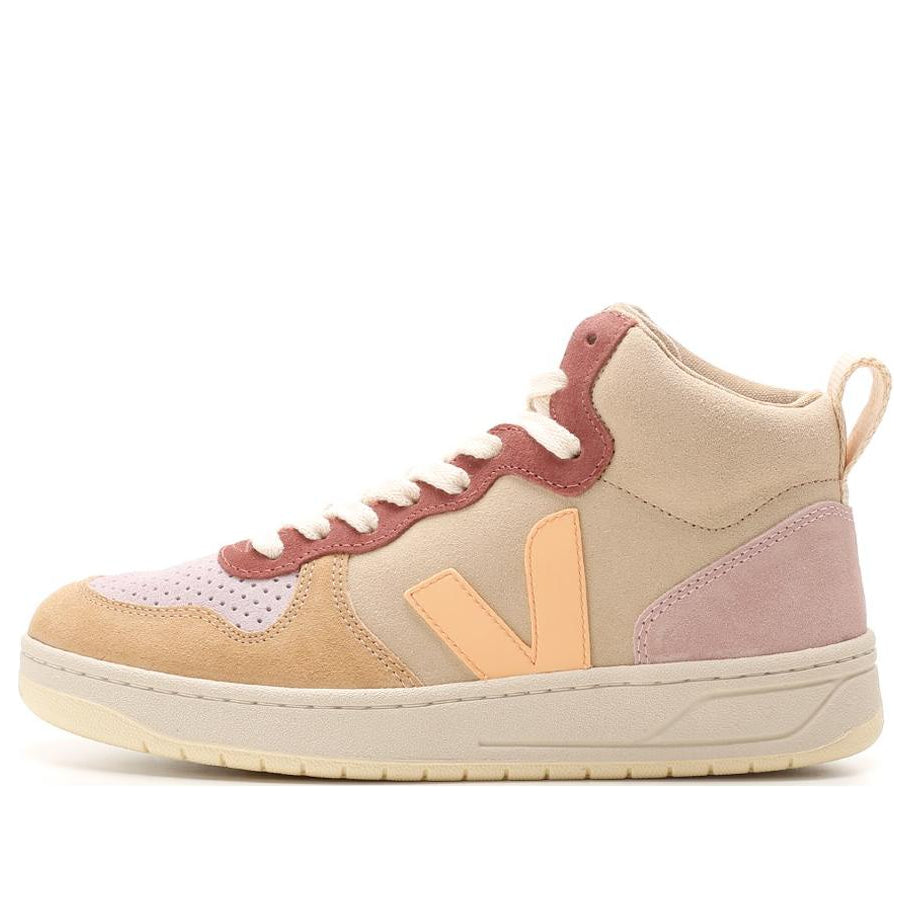 VEJA V-15 High-top Suede 'Peach Beige' VQ0302897