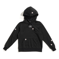 (WMNS) Nike Flc Emb Fruit Small Embroidered hooded Long Sleeves Pullover 'Black' CJ2167-010