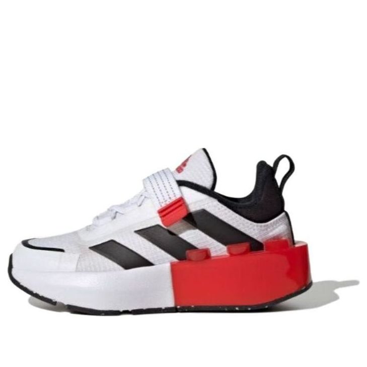 (GS) adidas Tech Runner x LEGO 'White Black Red' ID9530