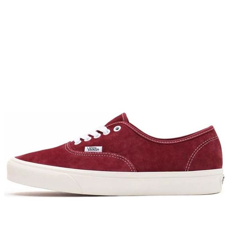 Vans Authentic Wear-Resistant Non-Slip Minimalistic Casual Skate Shoes Deep Red VN0A5HZS9G8
