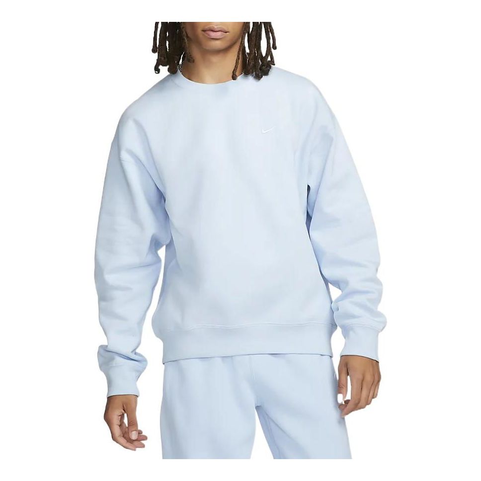 Nike solo swoosh crew neck sweatshirt 'Pastel blue' DA0318-441