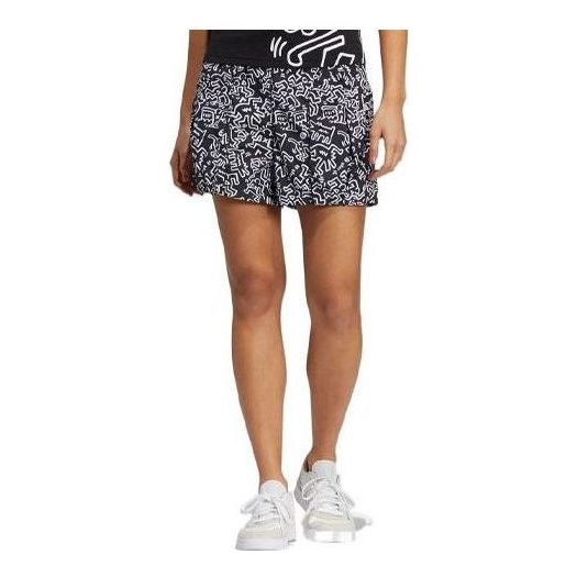(WMNS) adidas Neo X Keith Haring Shorts 'Black White' HD7263