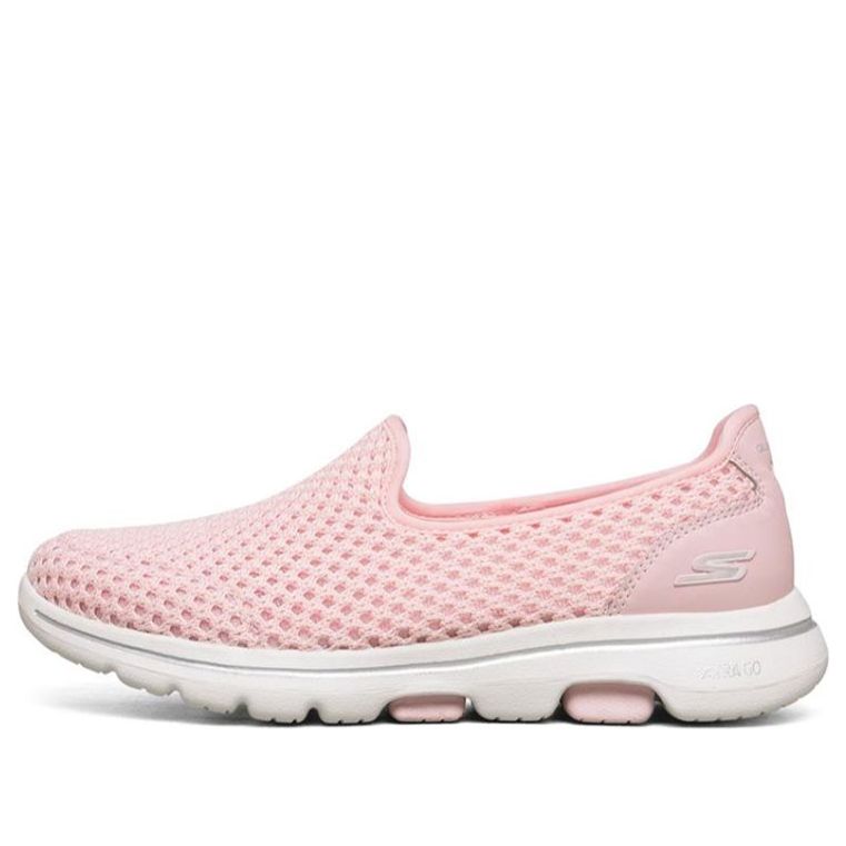 (WMNS) Skechers Gowalk 5 Slip-On Shoes Pink 124163-LTPK