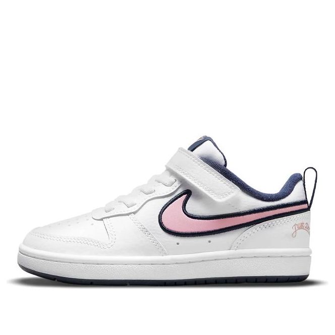 (PS) Nike Court Borough Low 2 SE 'White Pink Glaze' DB3093-100